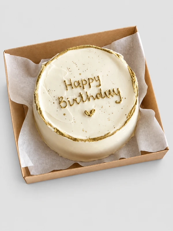 Бенто - торт "Happy Birthday 3" — Бенто-торт с дизайном как на фото.